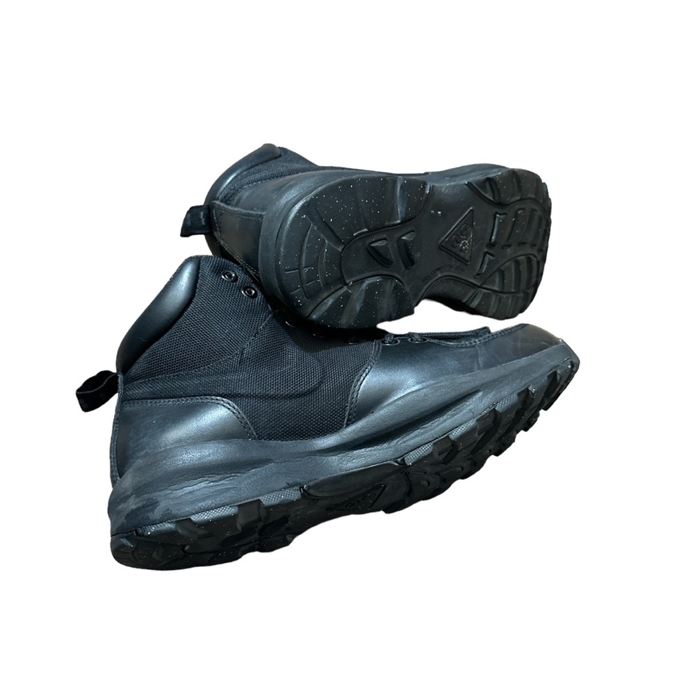Nike ACG Manoa Black Leather High Top Boots Men's  7.5 - Picture 7 of 7